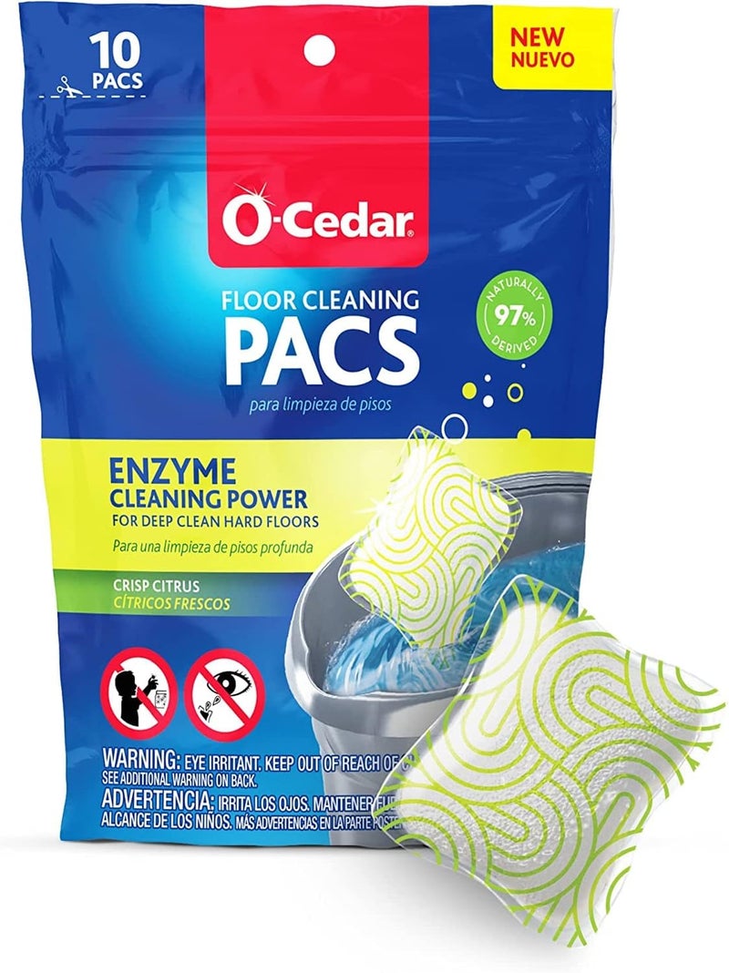 o cedar System Easy Wring Spin Mop & Bucket with 3 Extra Refills with Citrus Pac (Variety Pack) - Image 2